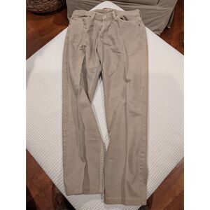 Levi’s 505® Jeans – Size 34x34, Beige Twill, Regular Fit, Made in Mexico